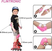 Flintronic 6 részes gyermekvédelem szett térdvédő könyökvédő csuklóvédő 3