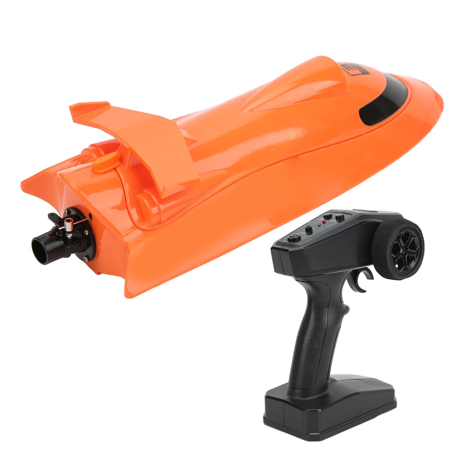 Barca RC Barca da Regata Elettrica Veloce Impermeabile 30 Km/H per Bambini Adulti Materiale ABS 4 2,4 GHz (Arancia)