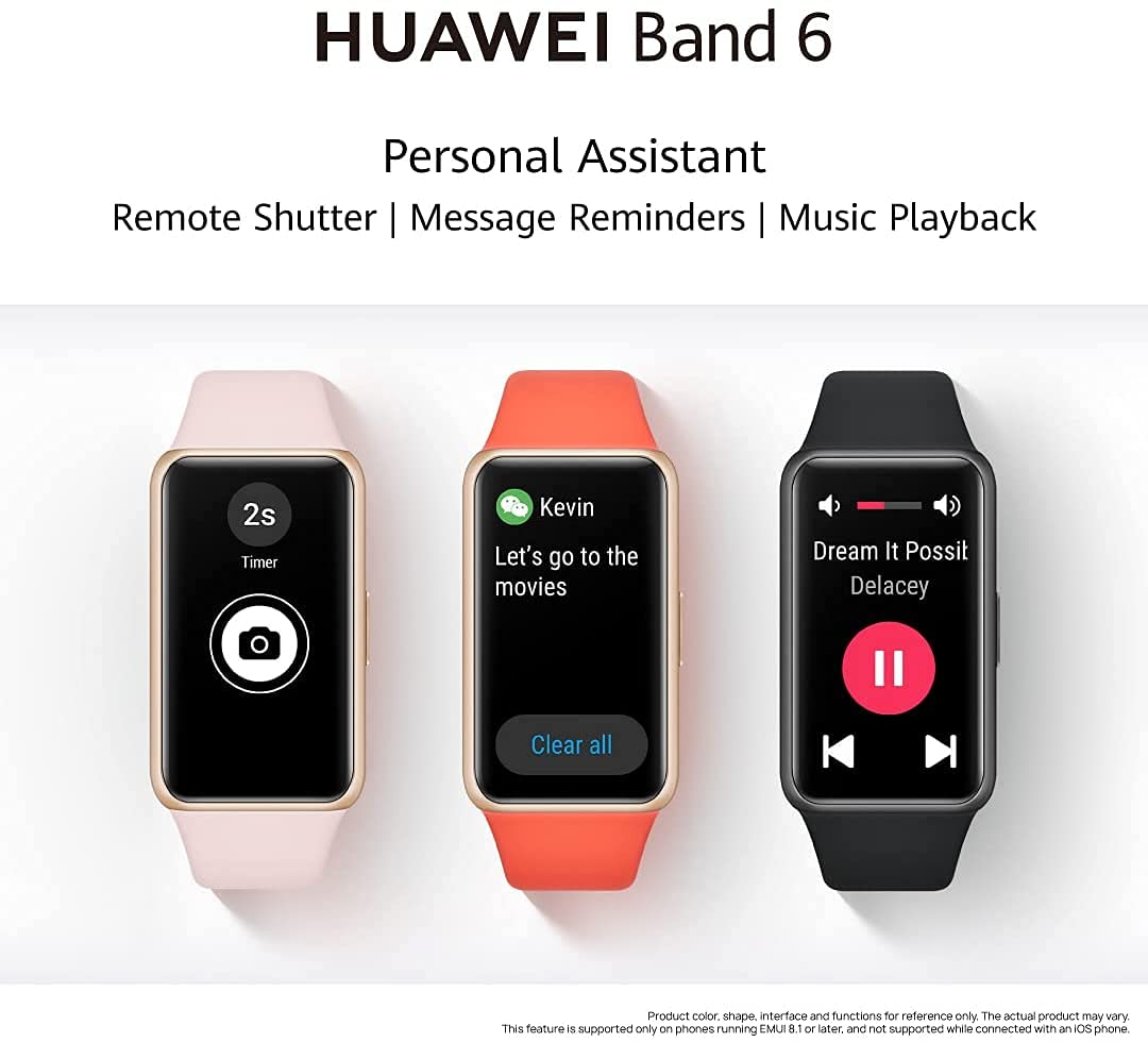 HUAWEI Band 6 - Fitness Tracker, czarny