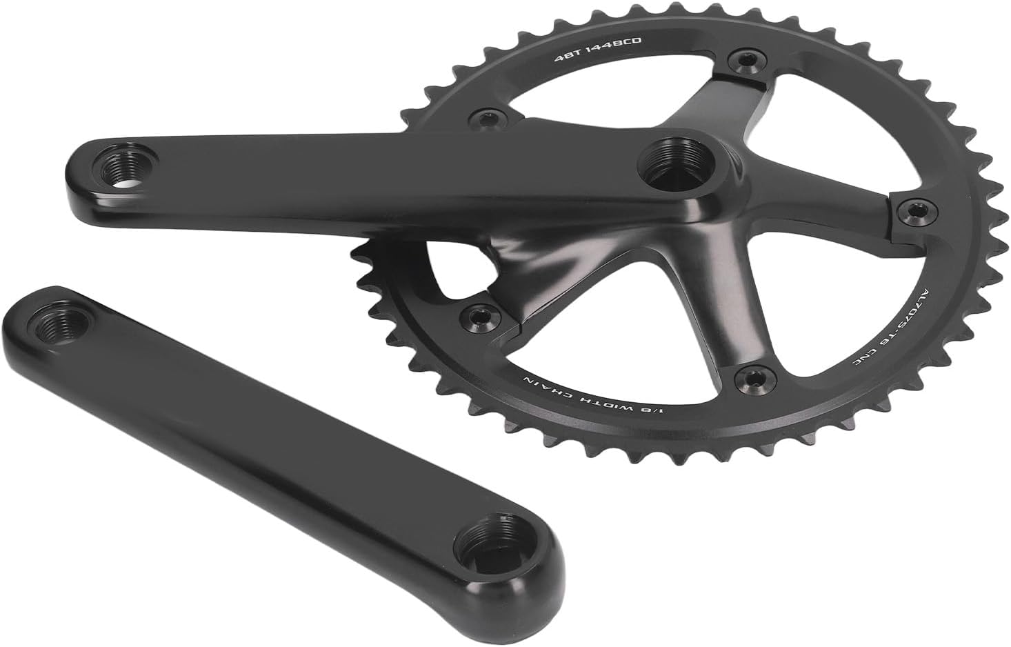Fixed Gear Crankset Skeace Bicycle 48T Integrated Crankset