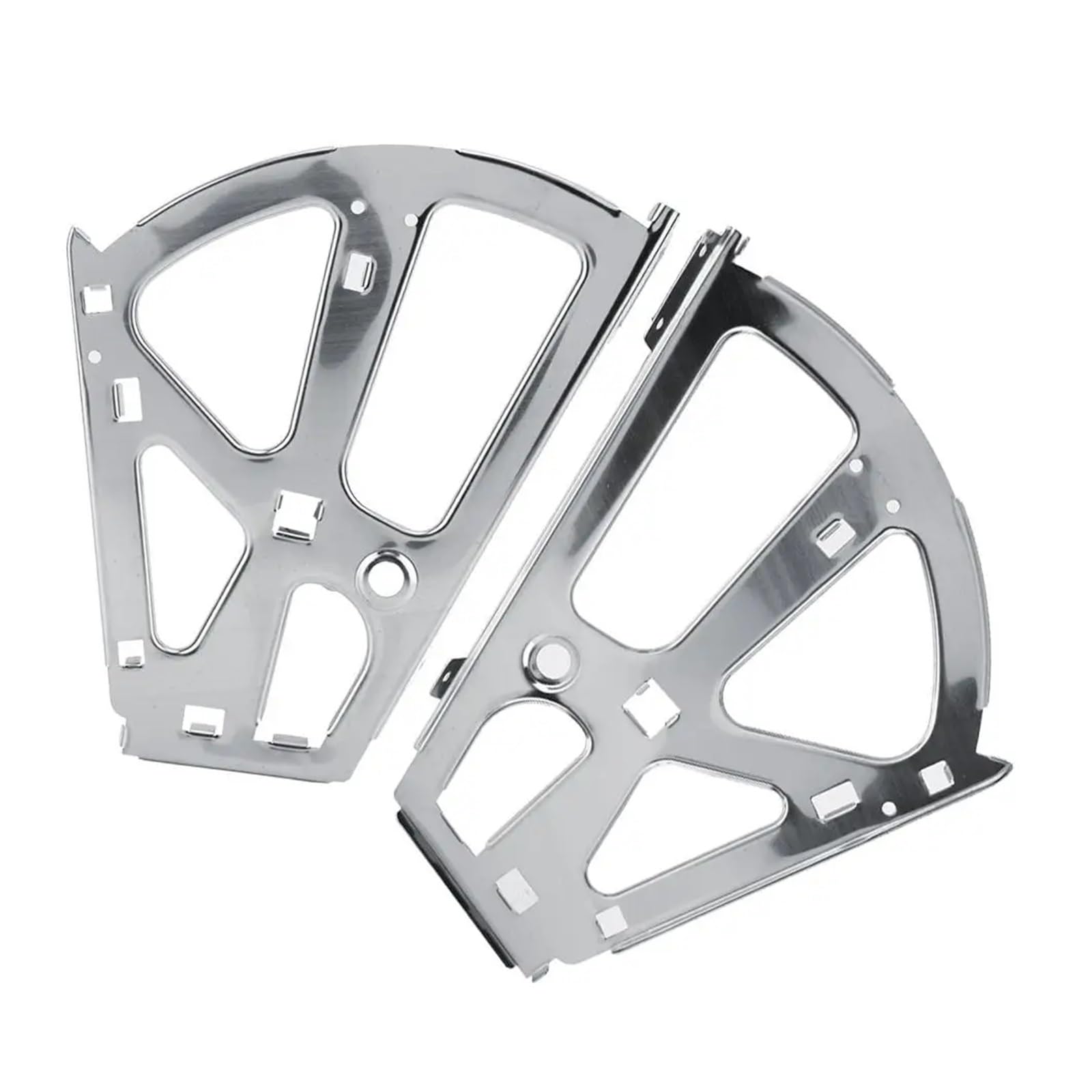 1Pair Stainless Steel Furniture Hinge Shoes Drawer Cabinet Hinges Turing Rack Replacement Fittings Flip(2 Layers Silver)