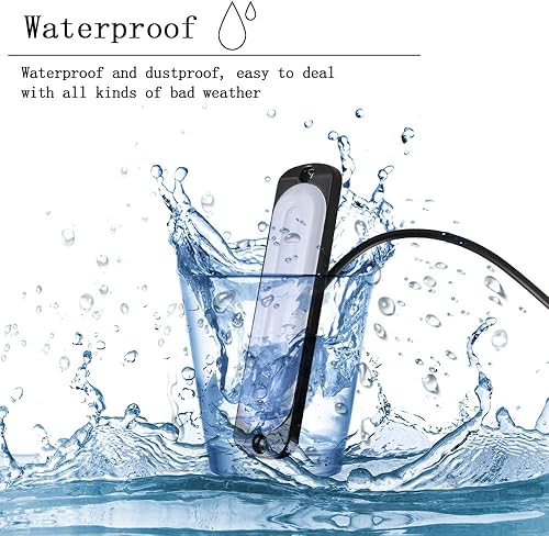 Miniatura 6 de Sidaqi Luces LED estroboscópicas de advertencia, 4 luces LED amarillas ámbar, 6 luces estroboscópicas LED intermitentes de emergencia, advertencia