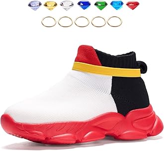 Loromodo White Black Sneakers for Boys Girls Shoes Running Birthday Gift Tennis Costume Shoes