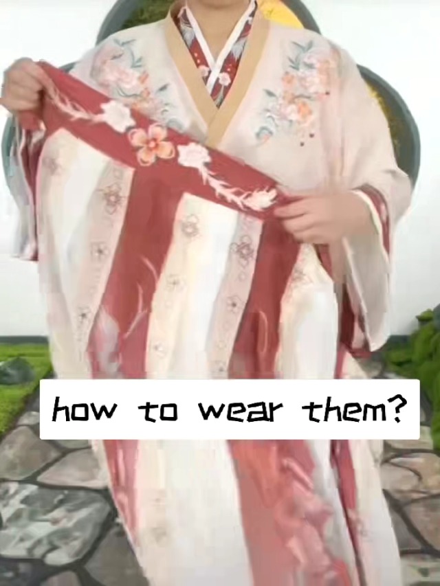 Hanfu tradicional para niñas y niños miniatura 7