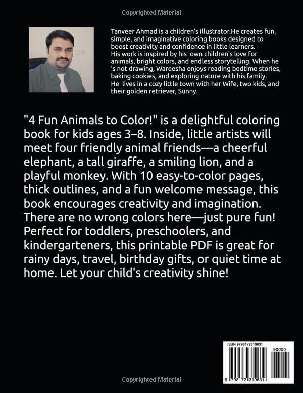 My Animal Coloring Book: A Fun and Easy Coloring Adventure for Little Artists Ages 3-8! image 3