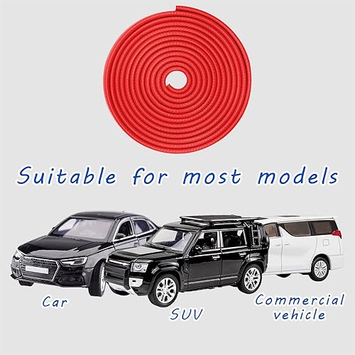 Miniatura 6 de Protector de borde de puerta de automóvil, protector de puerta de automóvil de 16 pies, borde de puerta de automóvil, protector de arañazos para