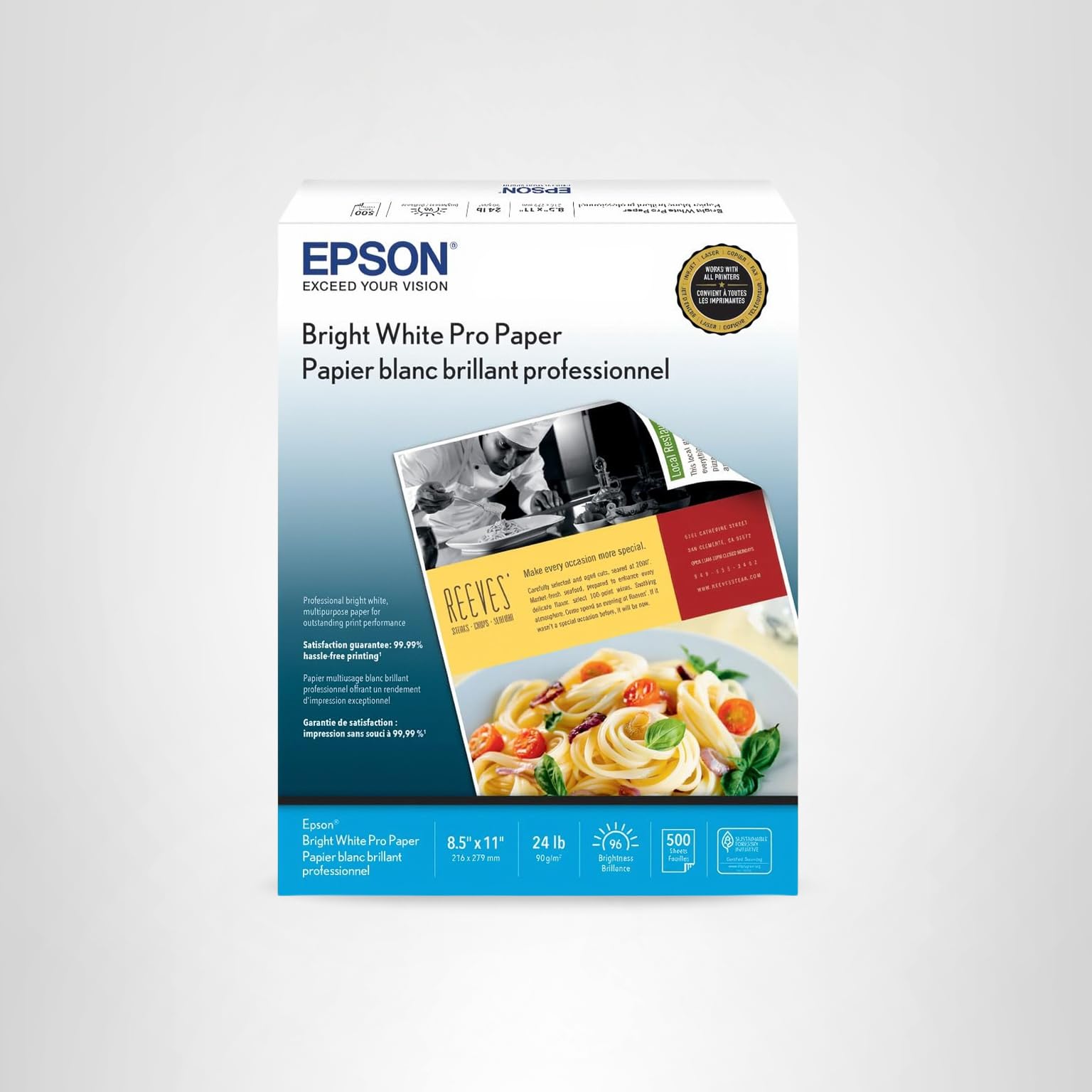 Amazon.com : Epson Bright White Pro Paper - S041586-4, 8.5