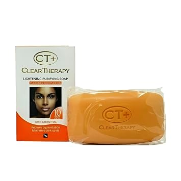 Cleansing Clear Bar Therapy Soap, Daily Bath and Body Cleansing, 175g Bar