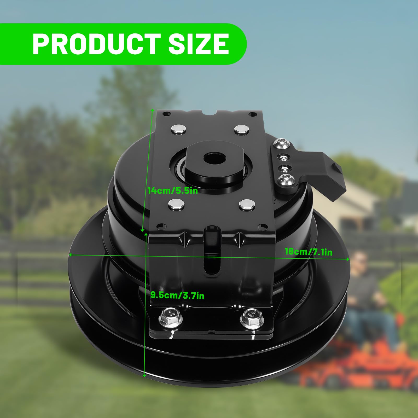 leaptrend 59118500 - Embrague eléctrico PTO compatible con Ogura, Ariens Apex, Gravely ZT HD Pro-Turn Z 44 48 52 60 sustituye a 53797600 05118900 cortacésped de giro cero