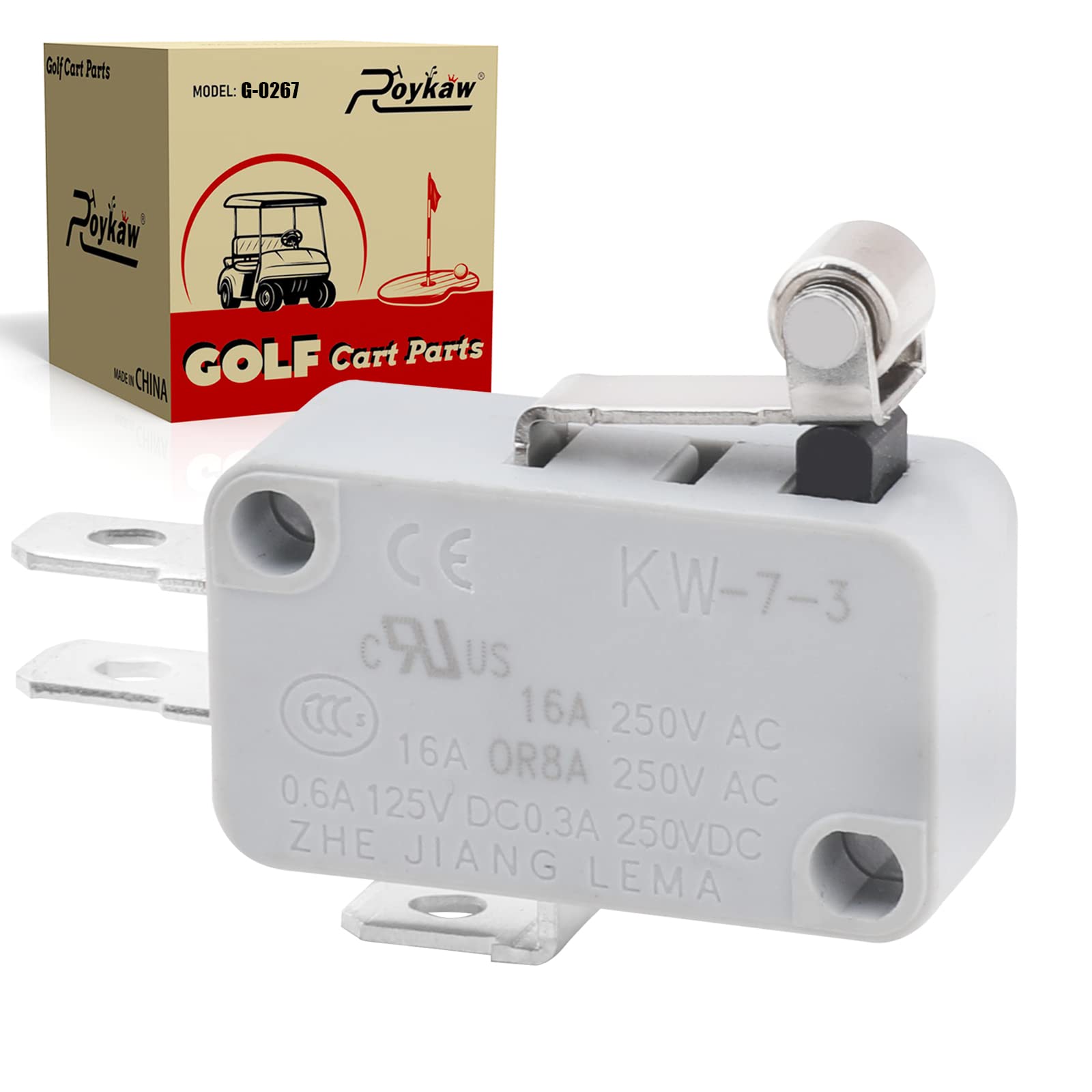 Roykaw Golf Cart Accelerator Micro Switch for EZGO PDS & DCS