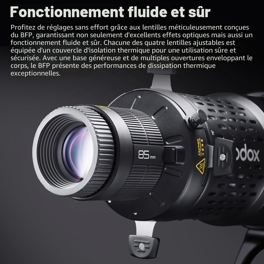 GODOX BFP Projecteur de lumière flash pour DP400IIIV DP600IIIV QT400III QT600III SK400II SK400IIV MS300 AD600Pro Flash stroboscopique et support GODOX AD300Pro (BFP KIT1)