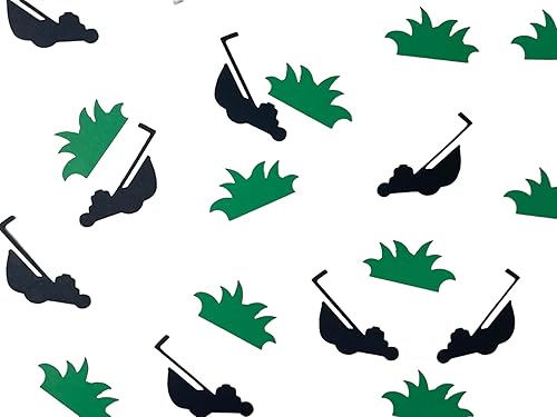 Lawn Care Confetti - Lawnmower Confetti - Grass Confetti - Mower Decorations - Lawn Mower Party Supplies - Boy Birthday Party - 200 pieces