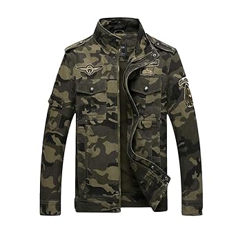 camo print jacket mens