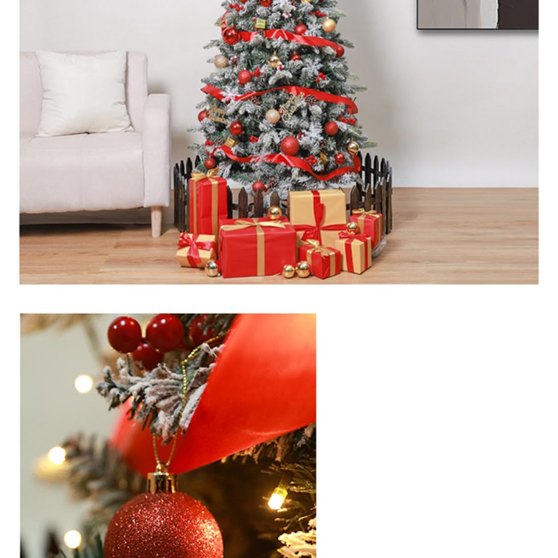 Amazon.co.jp: HGJH クリスマスツリー 大型 180CM 針葉樹 人工