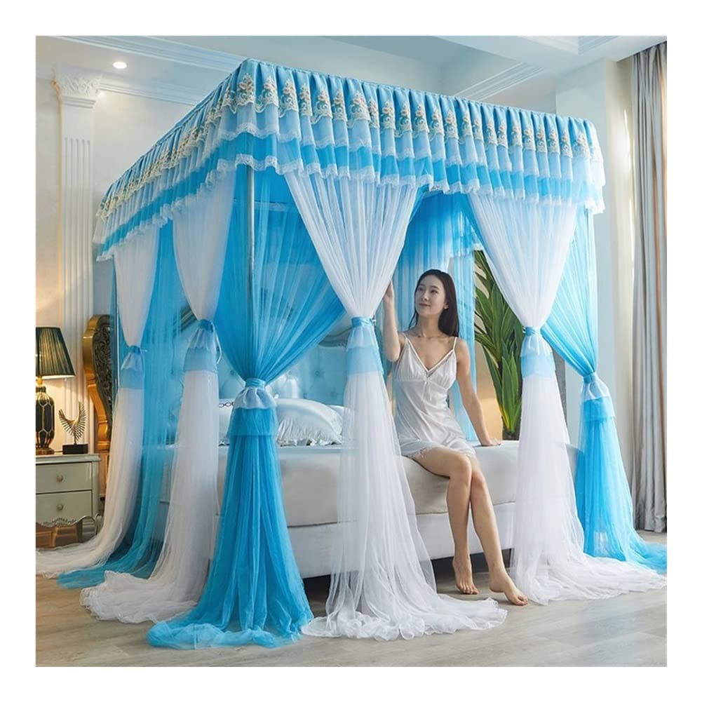 Moustiquaire de lit à baldaquin double couche pour des nuits d'été sereines et déco