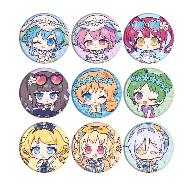 プリティーオールフレンズ プリパラ ファルル ハート缶バッジ プリティーオールフレンズWEBくじ第4弾『Present “Four” You