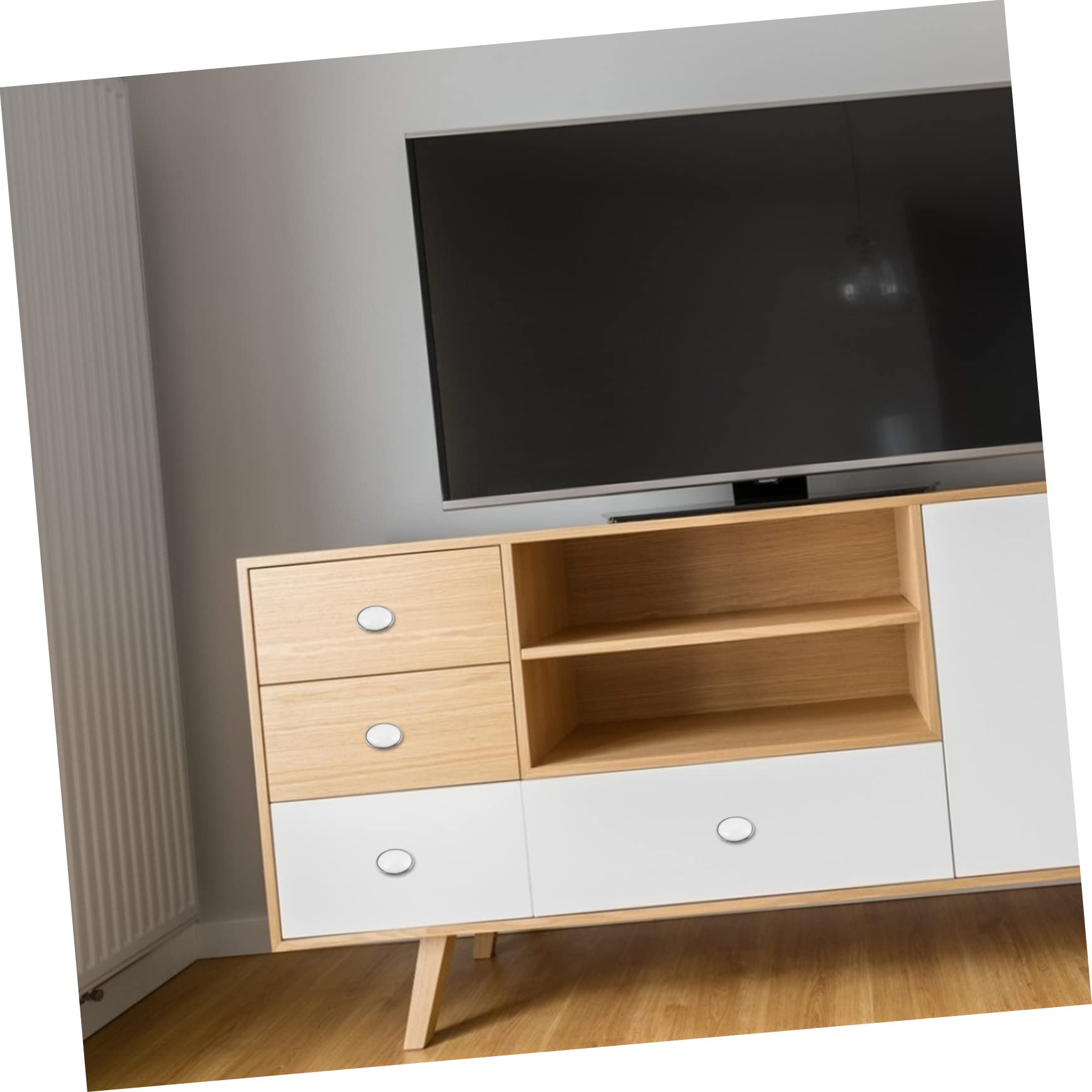 DOITOOL 2 Sätze Ellipsenförmige Türknöpfe Retro-schrankgriffe Starke Sichere Haustürversorgung Für Renovierung 4 Stück * 2