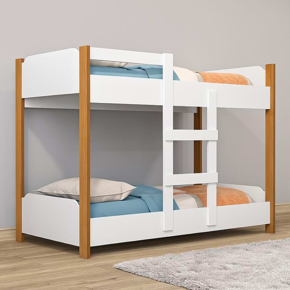 Beliche Infantil 100% MDF com Minicama na Parte Inferior Possui Escada