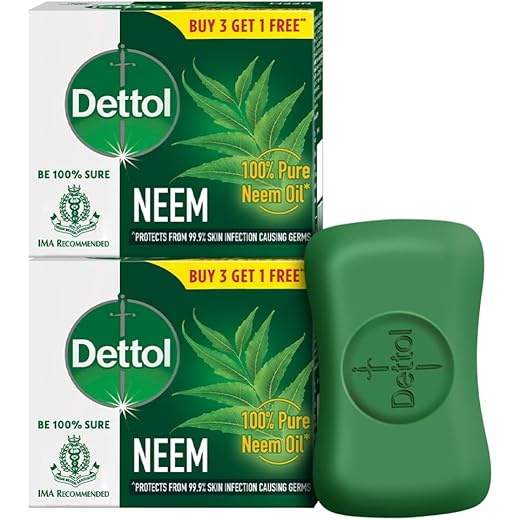 Dettol Neem Soap Bar 75g - Buy 3 Get 1 Free