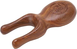 Wooden Nose Massager Face Sculpting Tool Portable Eyes Facial Gua Sha Tool Handheld Meridians Acupoint Massage Tool