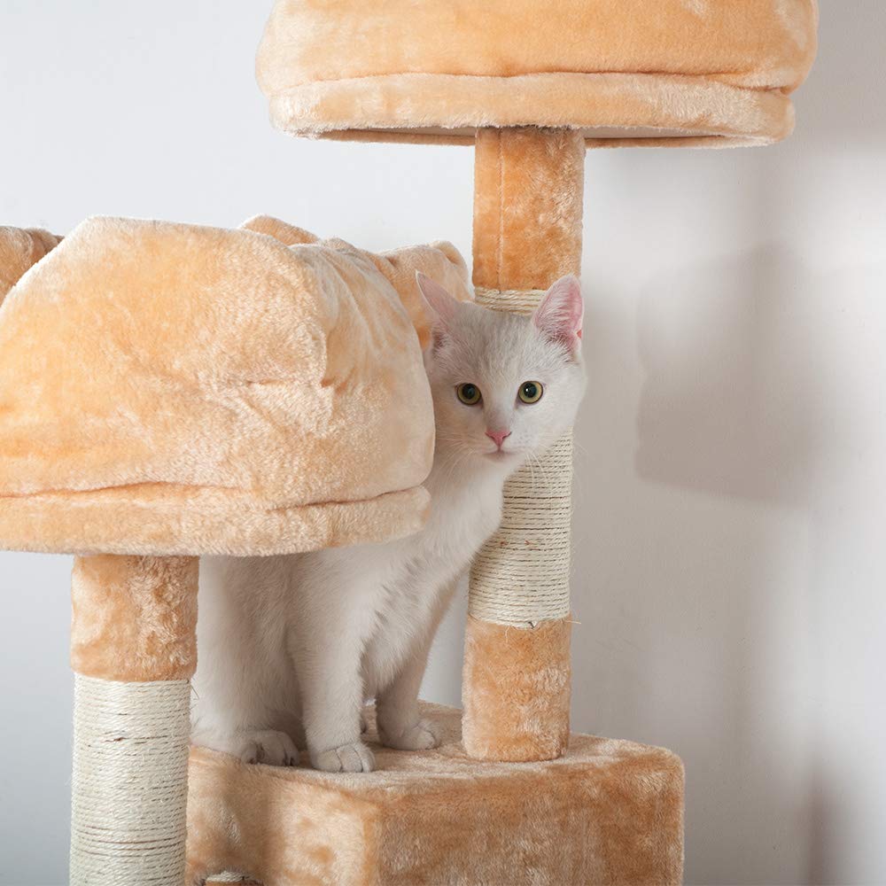 Amazon | キャットタワー 大型猫用 据え置き 高さ185cm 多頭飼い 爪