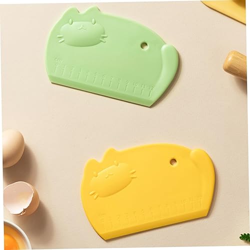 Miniatura 4 de Housoutil Raspador ergonómico para alimentos, raspadores de masa de silicona, herramienta de cocina multiusos para hornear pastelería