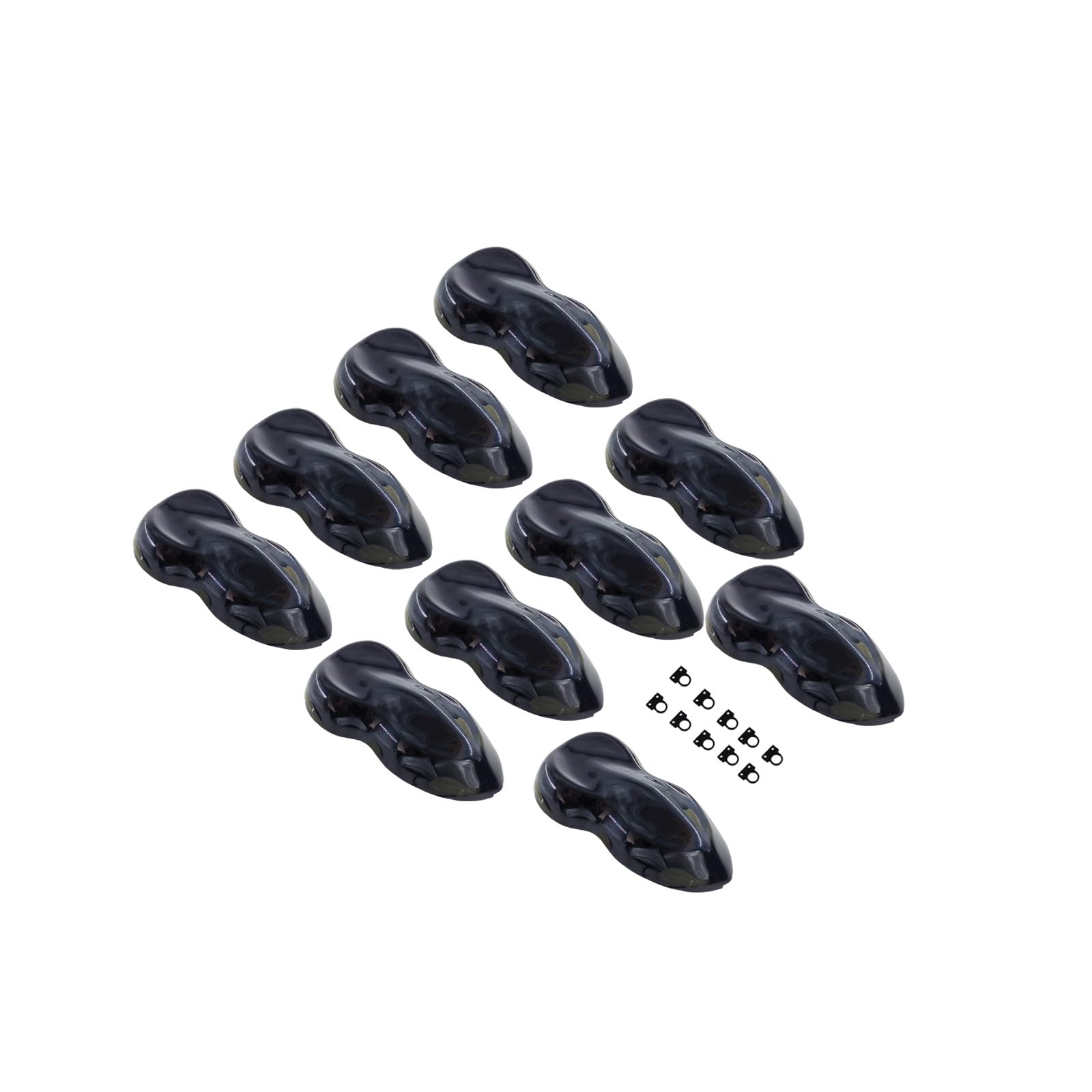 10PCS ABS Car Display Speed Shapes for Paint Wrap Sample Exhibition Black