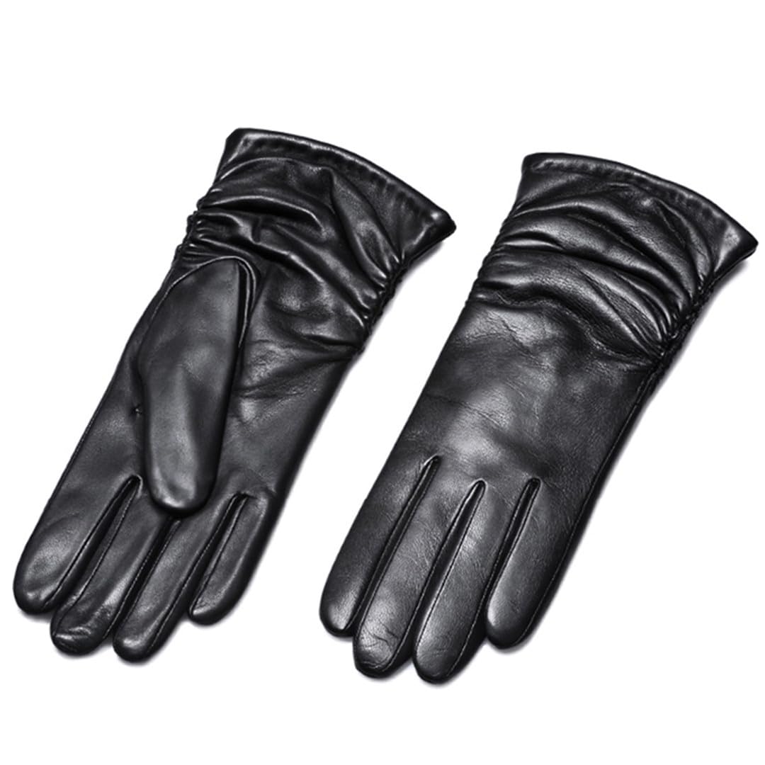 Guanti Da Donna Alla Moda Guanti In Pelle Da Donna Guanti Invernali Da Donna Neri