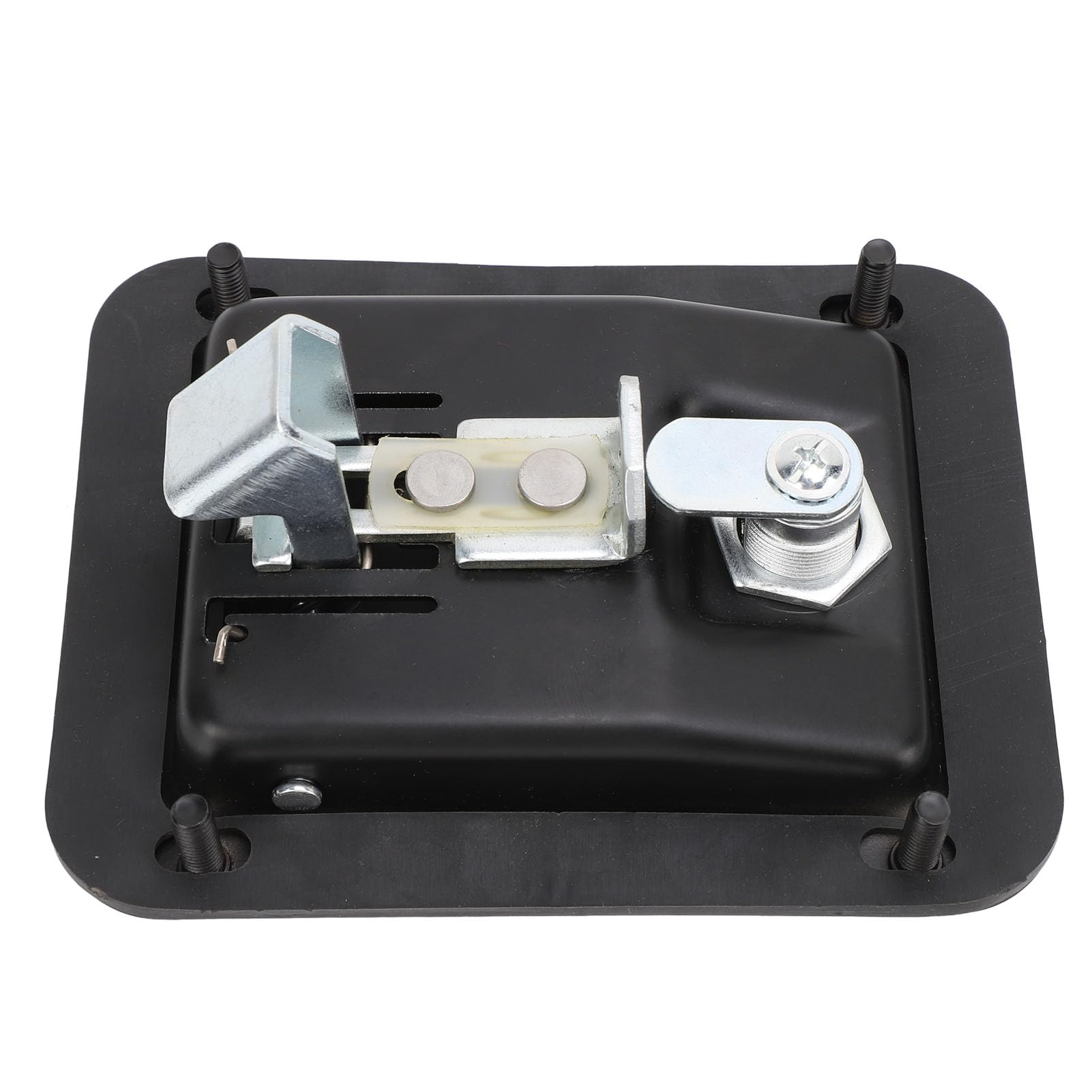 Serrure à Palette de Poignée de Camping-car Acier Inoxydable 304, Serrure Boîte Outils Remorque avec Clés, 5,5x4,2 Loquet Poignée encastré Serrure Boîte Outils Camion Loquet Porte