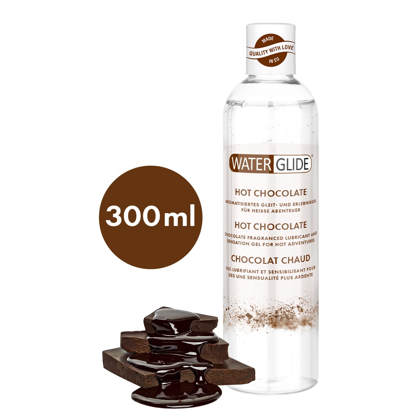 Waterglide Gleitgel Schoko-Aroma | Wasserbasiertes Gleitgel für länger  anhaltenden Spaß | Vegan | Geeignet für Sexspielzeug und Kondome
