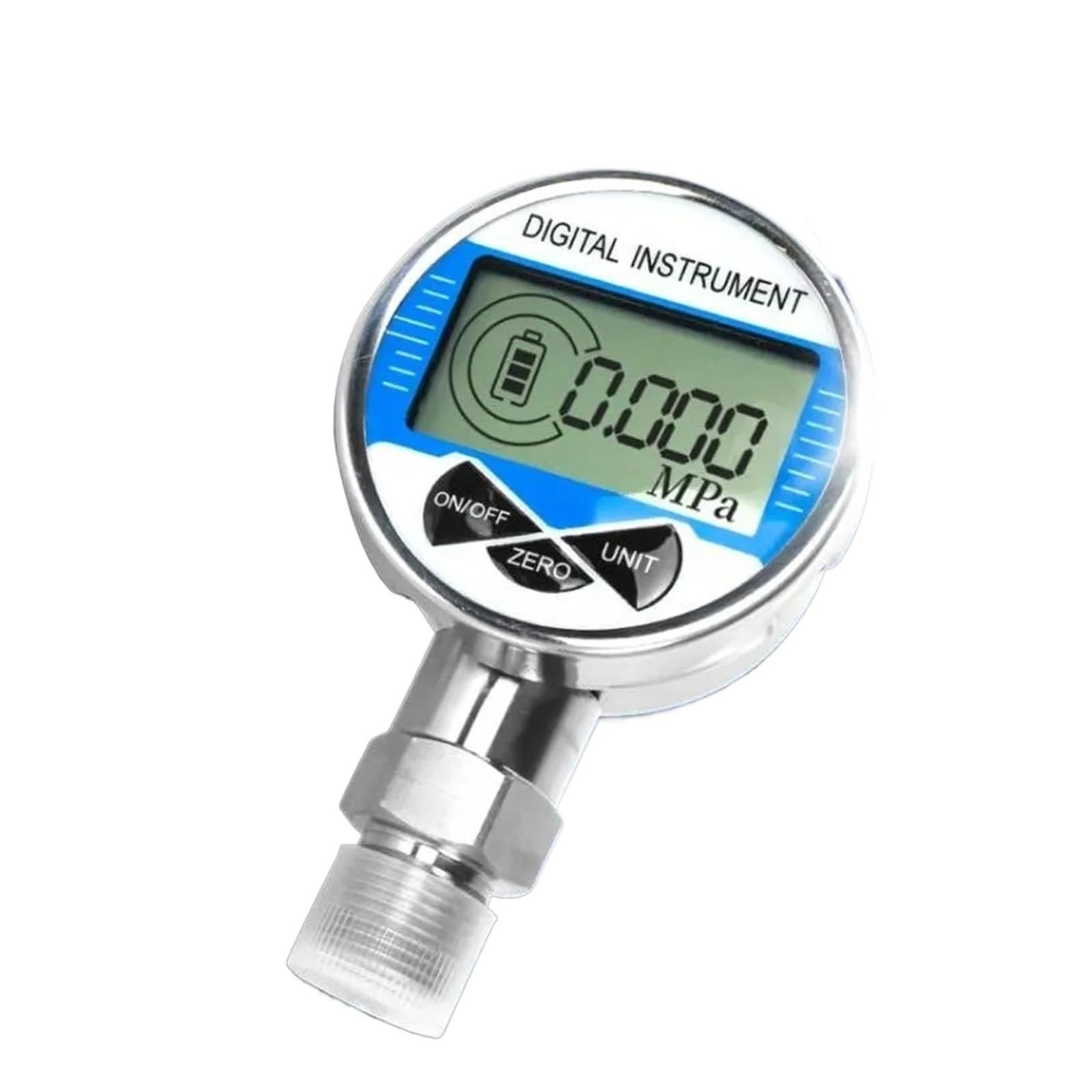 Digitales hydraulisches Manometer, Luft-Öl-Manometer, 60 mm, digitales Manometer(0-1.6Mpa,NPT1-4 Radial)