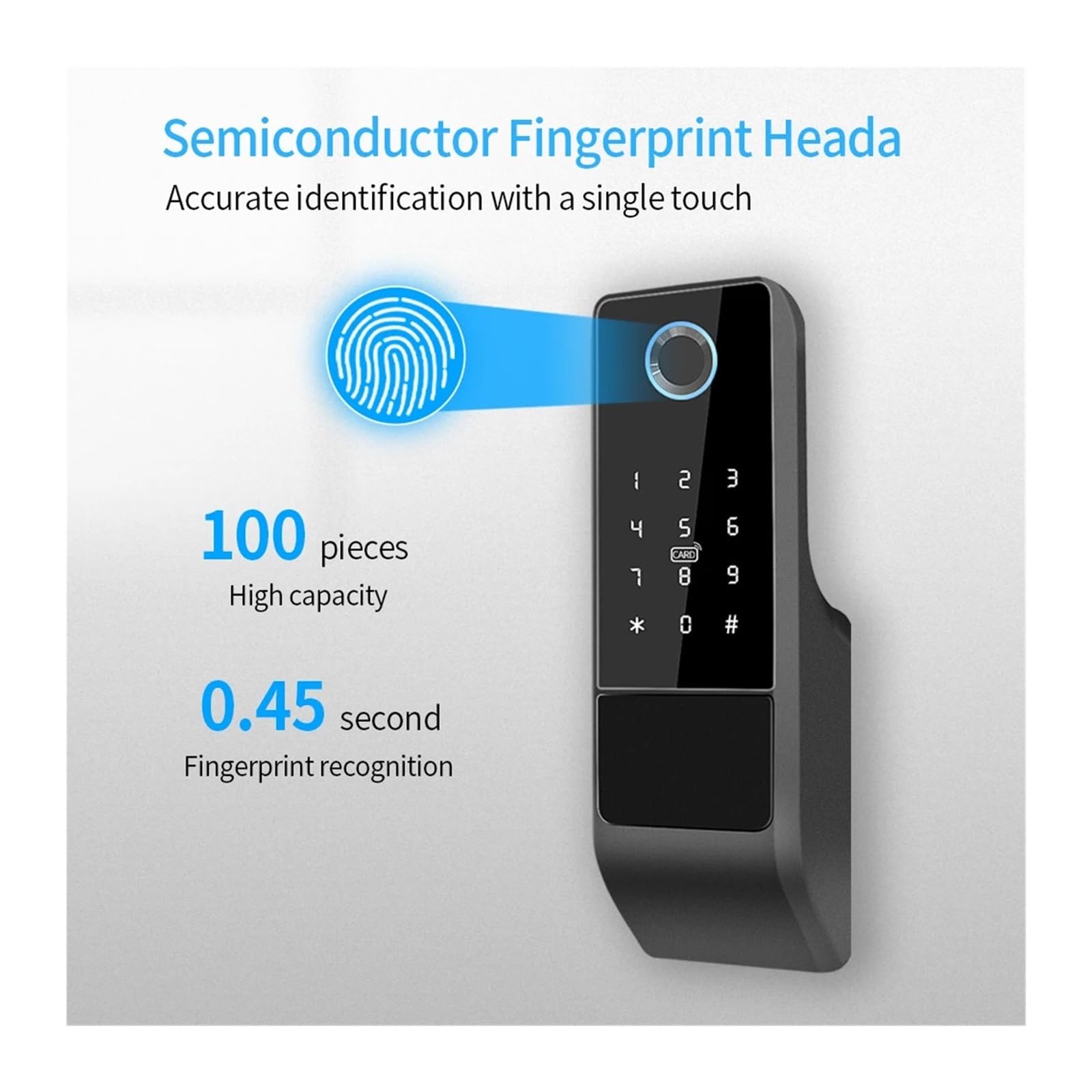 Cerradura de Puerta Inteligente TTLock, Resistente al Agua IP65(VD08 no Water)