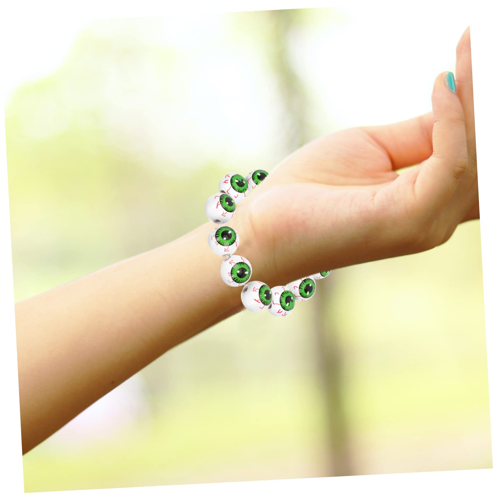 Lurrose 200stücke Farbige Holzperlen Diy Bastelzubehör Für Schmuckherstellung Armbänder Halsketten Und Kreative Handarbeiten Mit Einfachem Durchzug Für Vielseitige Projekte