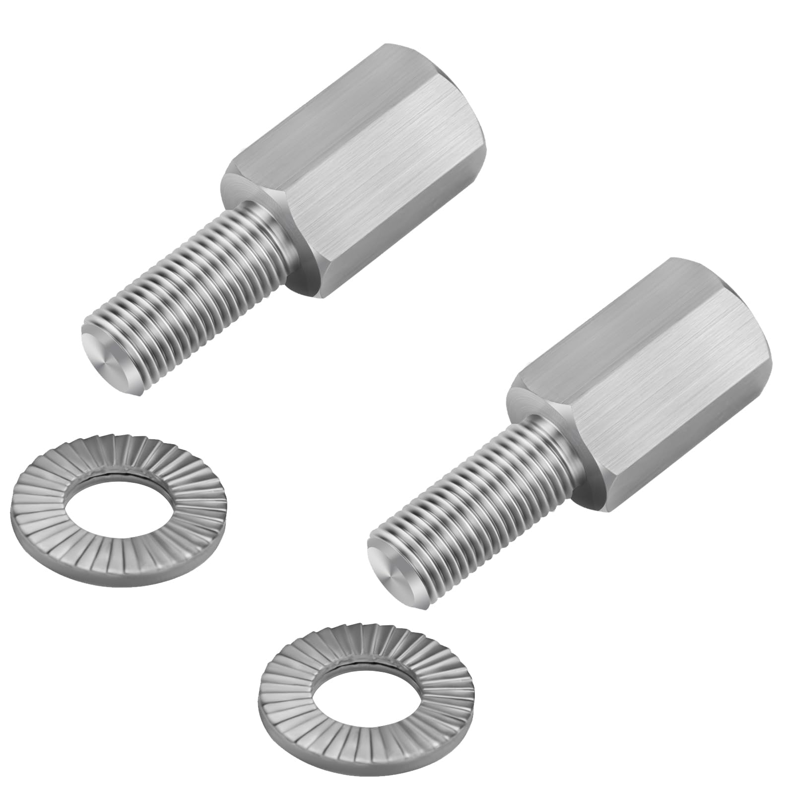 2Pcs Upgraded Bicycle Axle Extenders,304 Stainless Steel Stabilizer Extension Bolts for 12-20