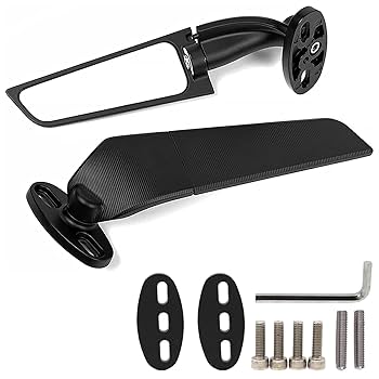 未来的デザインの可動式ウィングおもちゃ Amazon | Yuumo+ バイク ミラー ウイング 翼型 スリム カウルミラー