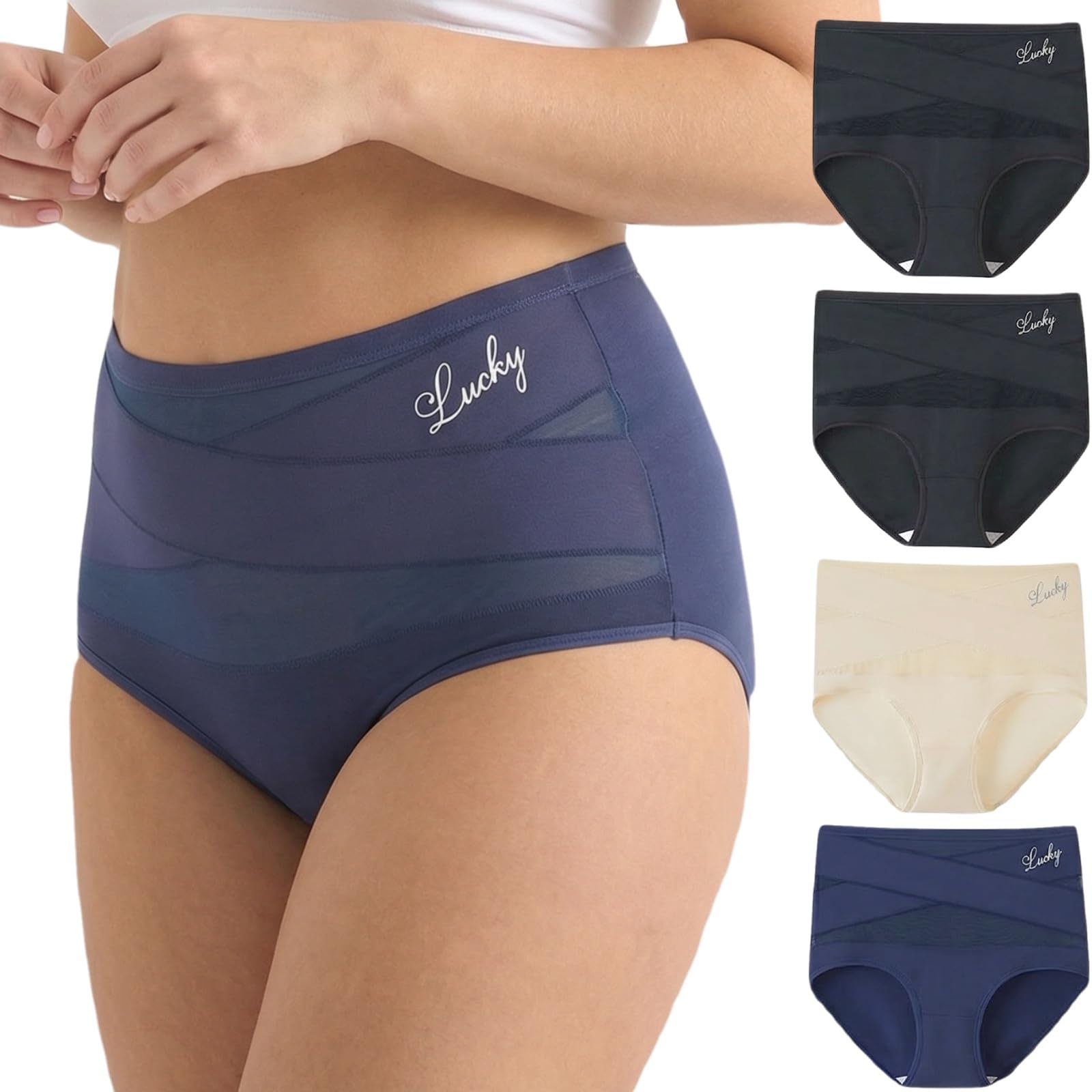 newnice High Waisted Tummy Control 4-Pack