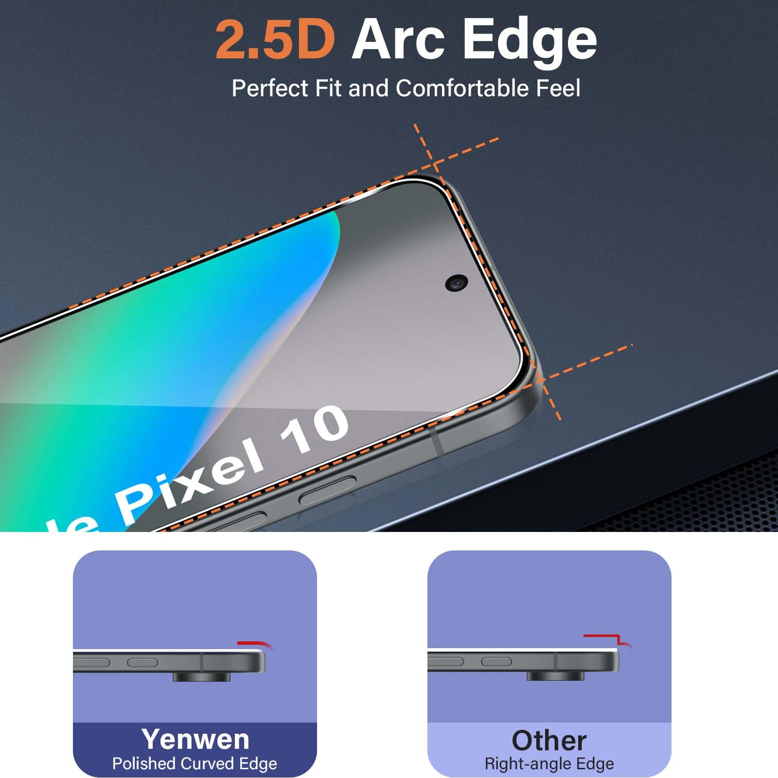 Pack Protection Écran + Caméra Google Pixel 10 - 3x Verre Trempé 9H + 3x Protecteur Objectif - Anti-rayures - 4