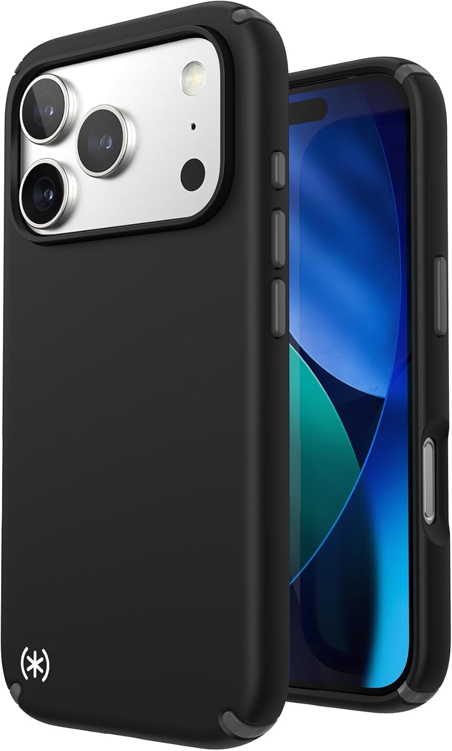 Speck PRESIDIO2 PRO for iPhone 17 Pro Case, MagSafe-Compatible, Slim Protective Case, Black/Slate Grey/White - Image 2