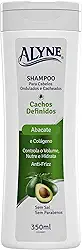 Alyne, Shampoo para cabelos, Cachos Definidos, 350 ml, Verde