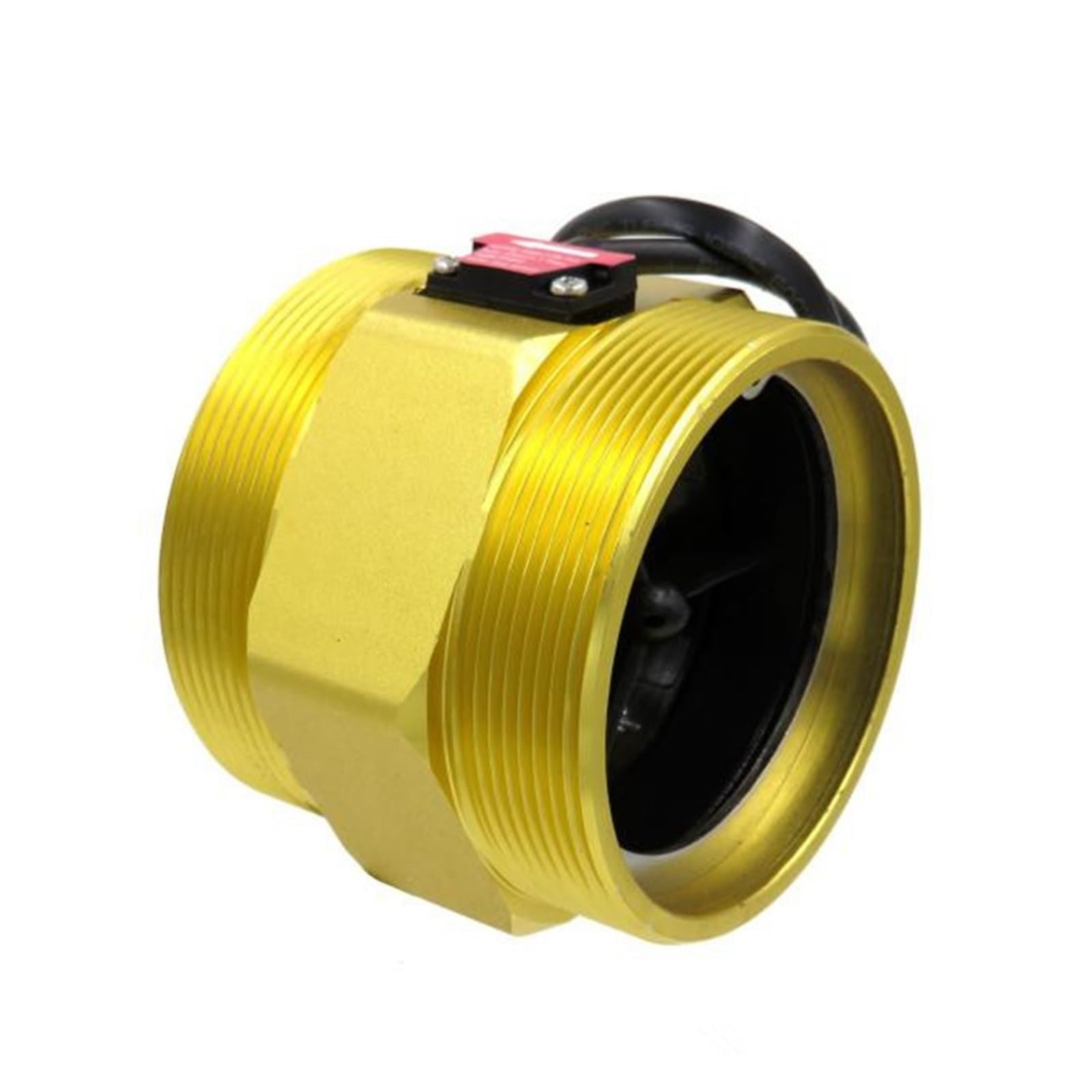 DN80 Aluminio G caudalímetro de Flujo de Agua de 3 Pulgadas, medidor de Interruptor de Sensor de Pasillo de Contador 30-500L/min,Medición precisa del Flujo