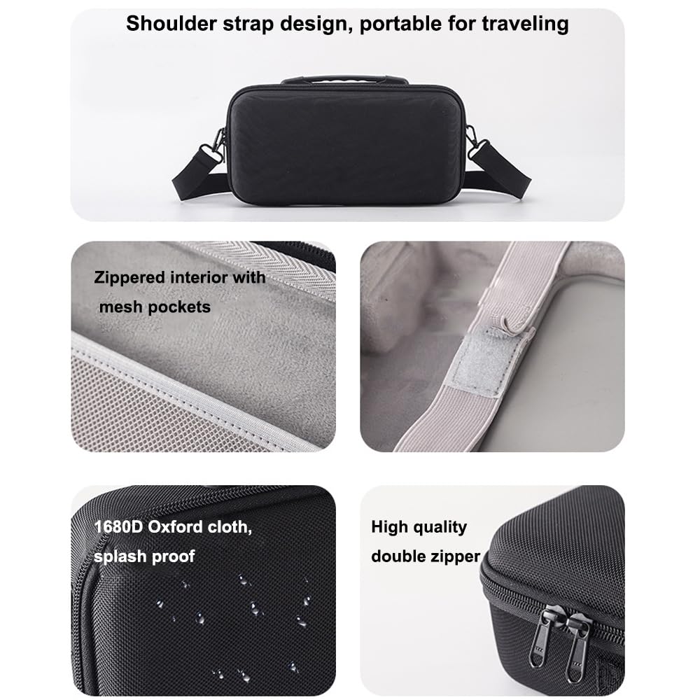 Custodia rigida da viaggio per Mac Mini M4 Chip (2024) / Mini M4 Pro Desktop Computer Borsa protettiva antiurto per Magic Mouse e Accessori (Blu scuro