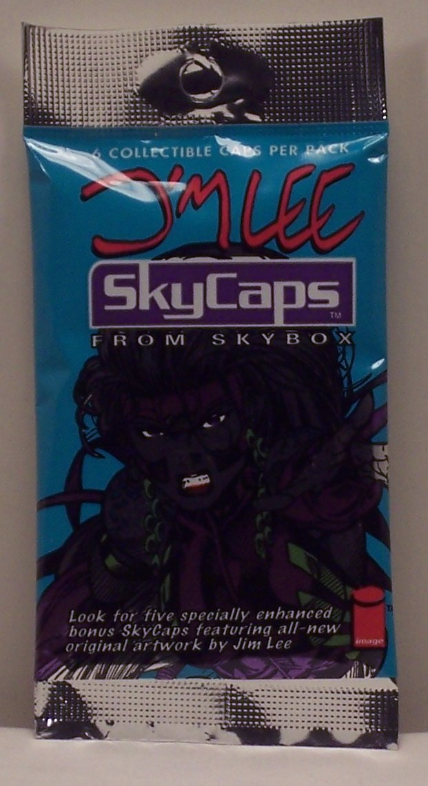 Jim Lee Skycaps 6-Cap Pack (Pog) - Collectible Card Pack - 6 Count