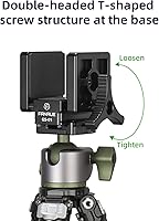 Vista 6 de FANAUE GS-01Arca Swiss Soporte para Silla de Rifle, Abrazadera de Trípode de Caza con Placa de Liberación Rápida, Soporte de Trípode de Tiro