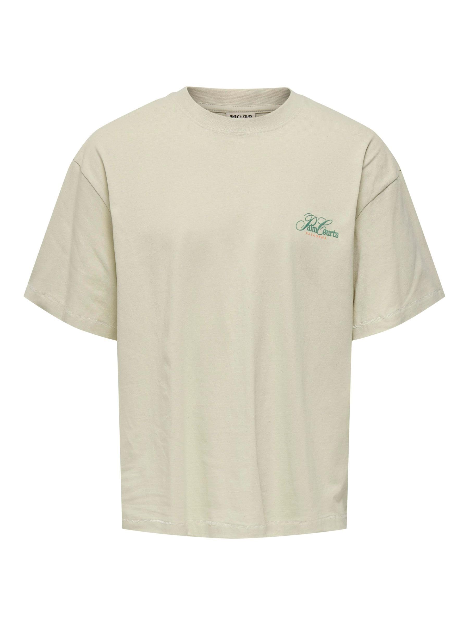Only & Sons Herren Only & Sons Male T-Shirt Onsmilo T-Shirt Onsmilo Pasadena Ovs Ss Tee (1er Pack)