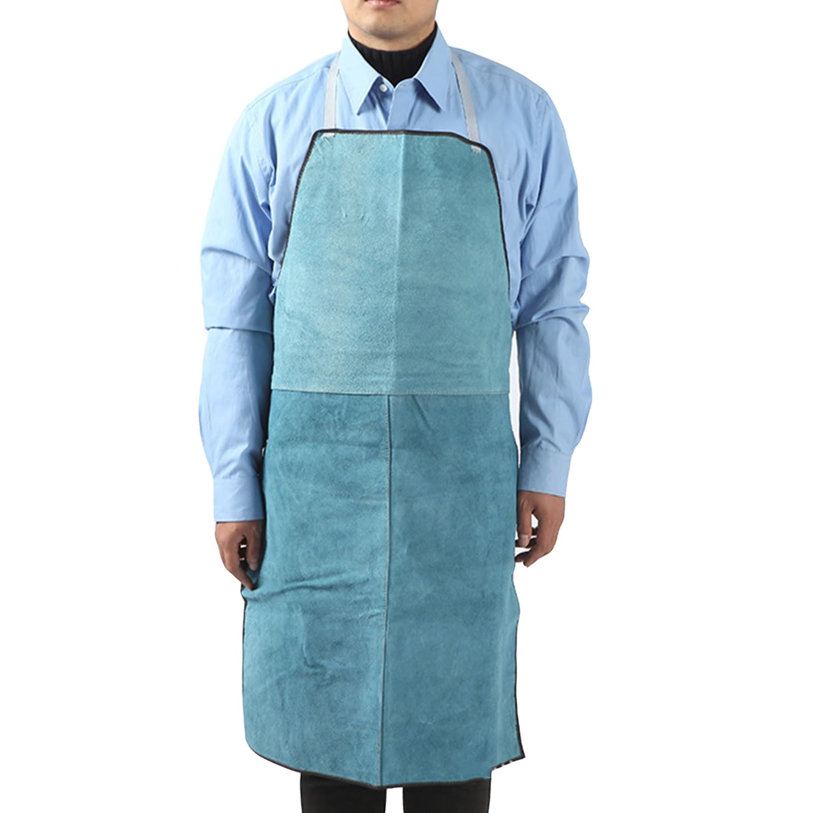 Tablier de Soudure en Cuir Résistant À la Chaleur et aux Flammes Tablier de Soudure en Cuir pour Hommes et Femmes, Résistant À la Chaleur et À la Flamme
