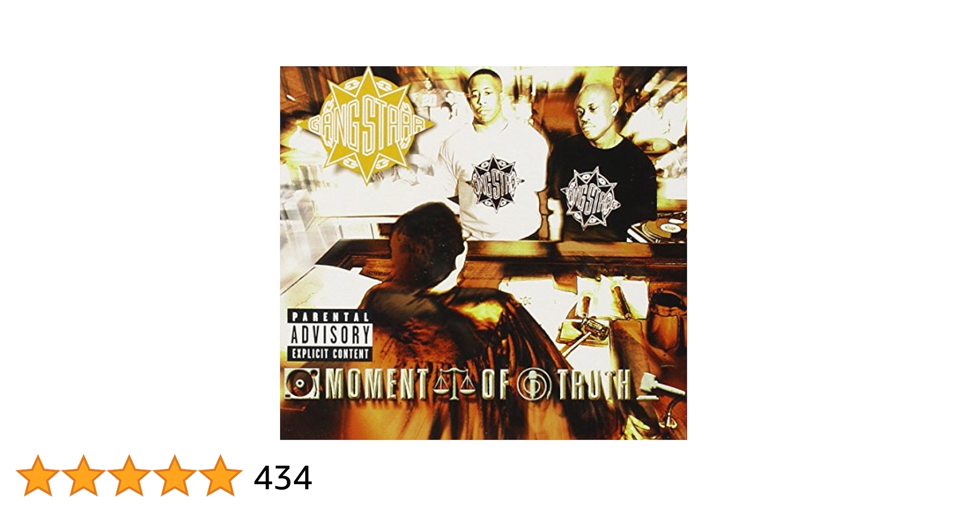 ⭐︎USオリジナル盤⭐︎ GANG STARR/MOMENT OF TRUTH GANG STARR「MOMENT OF TRUTH」 Gang Starr - Moment Of Truth