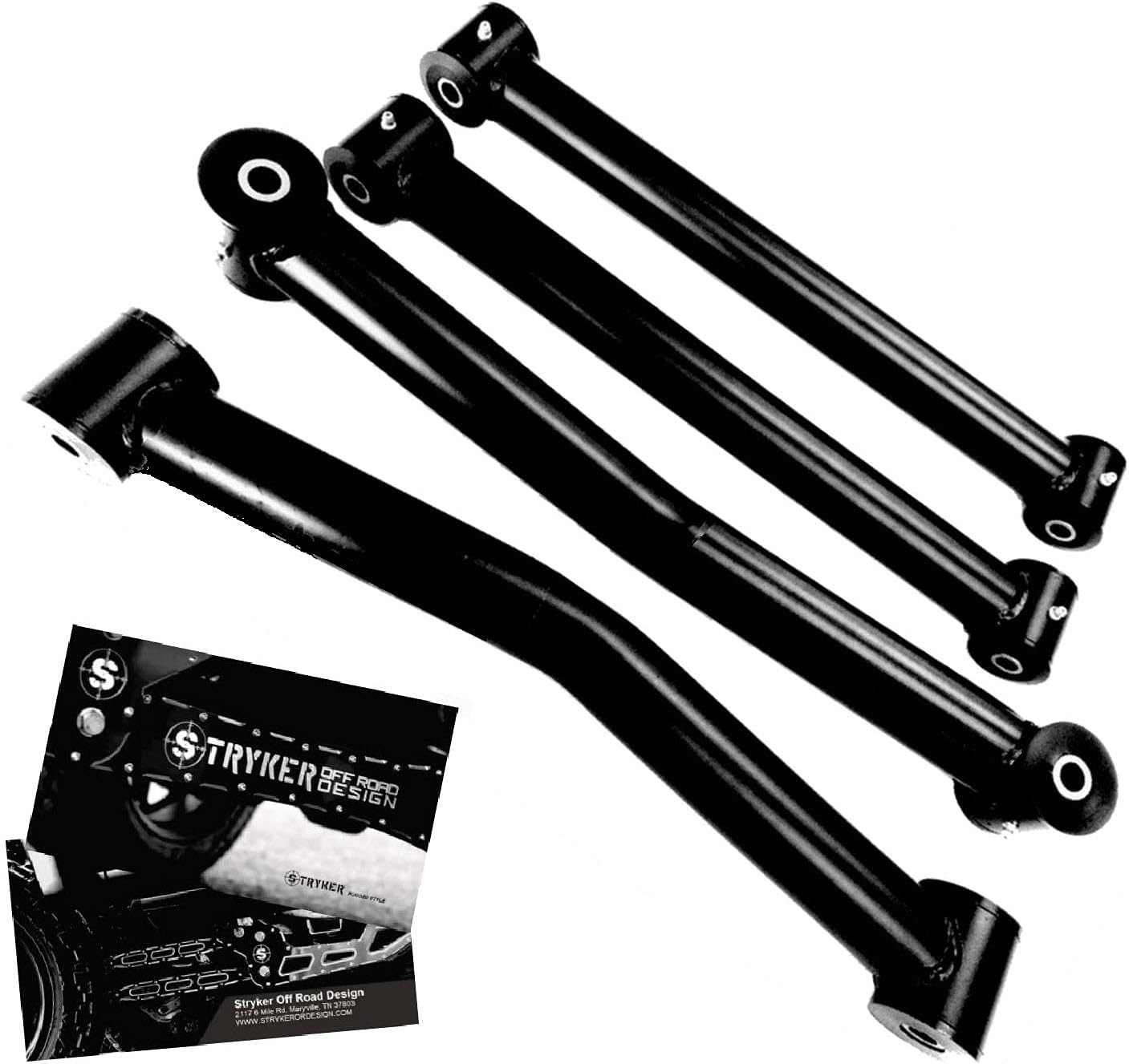 Tubular High Clearance Steel Control Arms for Stock / 0-1.5" Lift Height - 00-01 1500 4WD & 00-02 Dodge Ram 2500/3500 4WD - Stryker Off Road Design - 1150002111