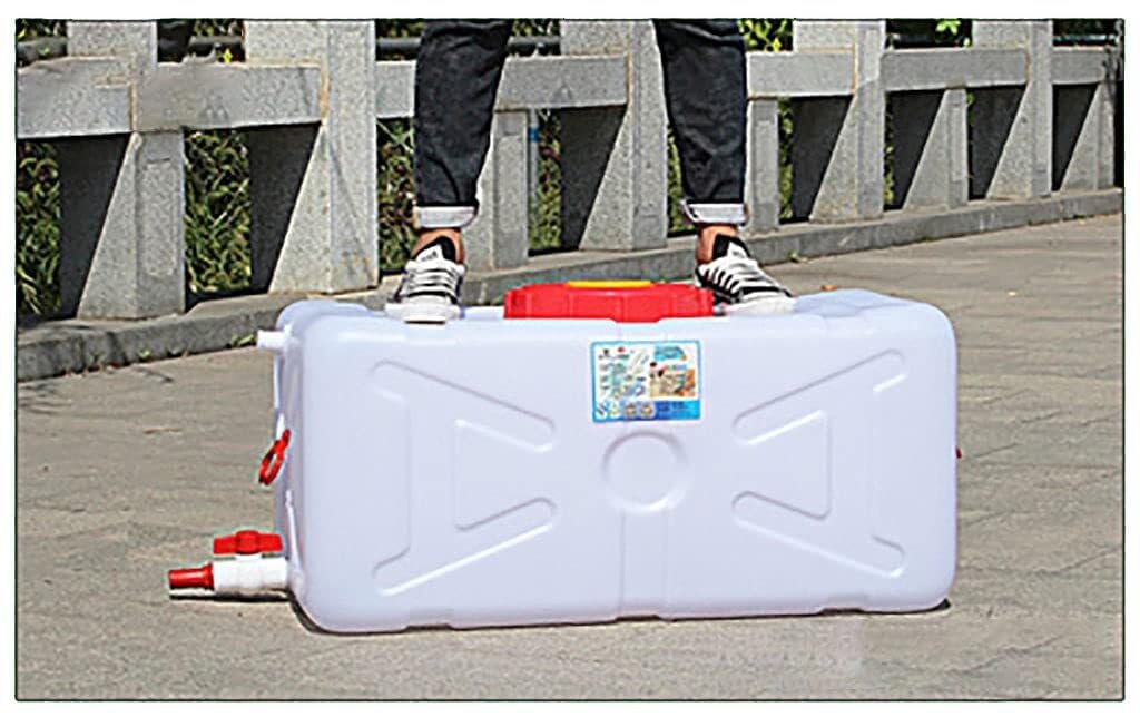 Tanque Almacenamiento Agua Rectangular Plástico Contenedor Almacenamiento Agua Purificada Grado Alimenticio Adecuado Exteriores
