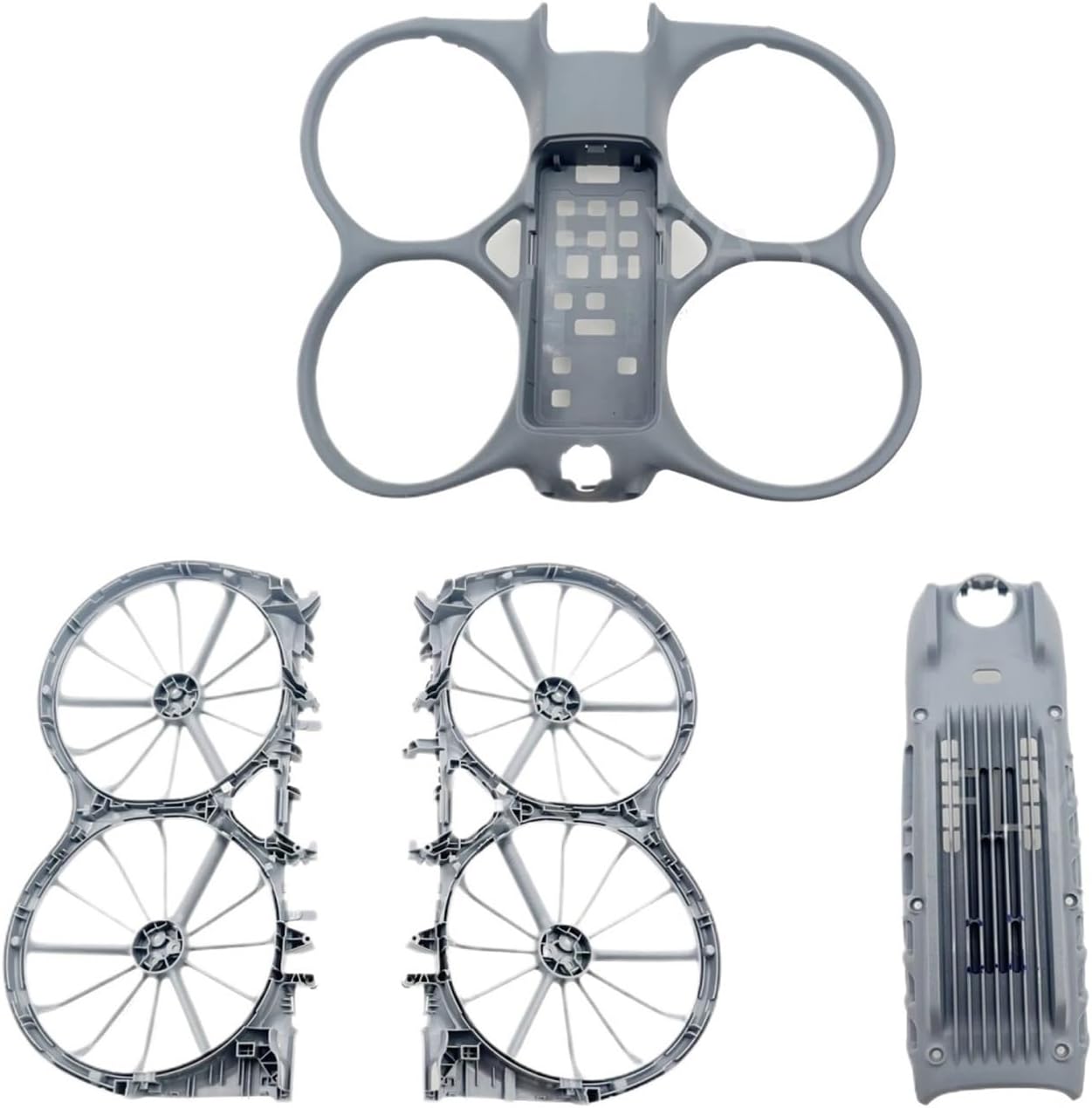 NEO 2 Body Shell Compatible For DJI NEO 2 Upper Cover/Middle Frame/Bottom Shell Body Outer Case Propeller Guard Spare Part(3 in 1 Shells)