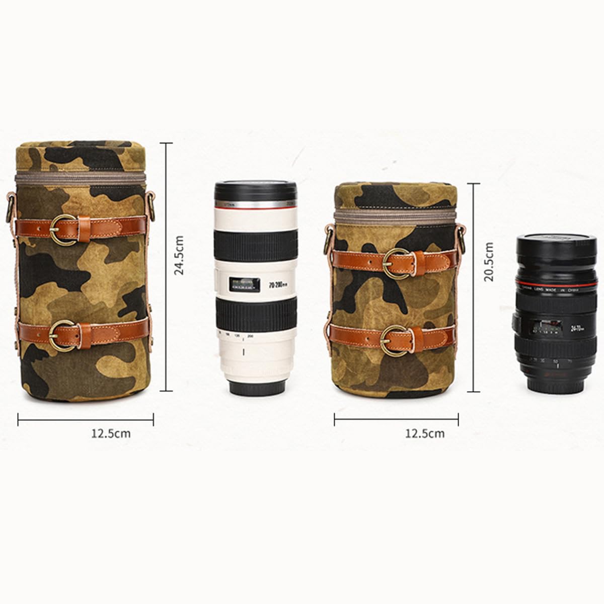 Sacoche pour Appareil Photo SLR Sacoche étanche et Antichoc pour Appareil Photo DSLR Sacoche pour Appareil Photo à bandoulière Unique, Jaune Camo